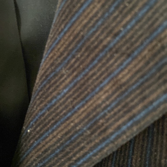 NWT AK Anne Klein Pin Stripe Corduroy Blazer Size 10 - Picture 8 of 14